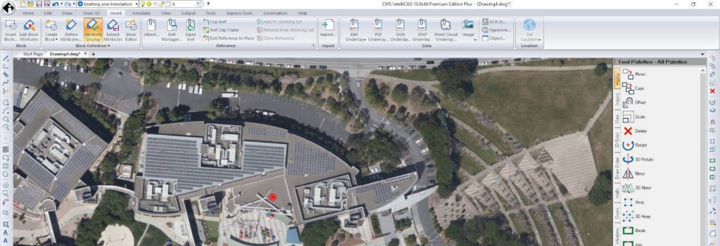 Imagem de mapeamento geográfico