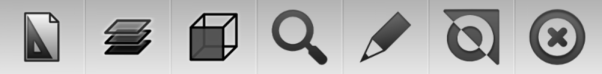 Barra de ferramentas principal